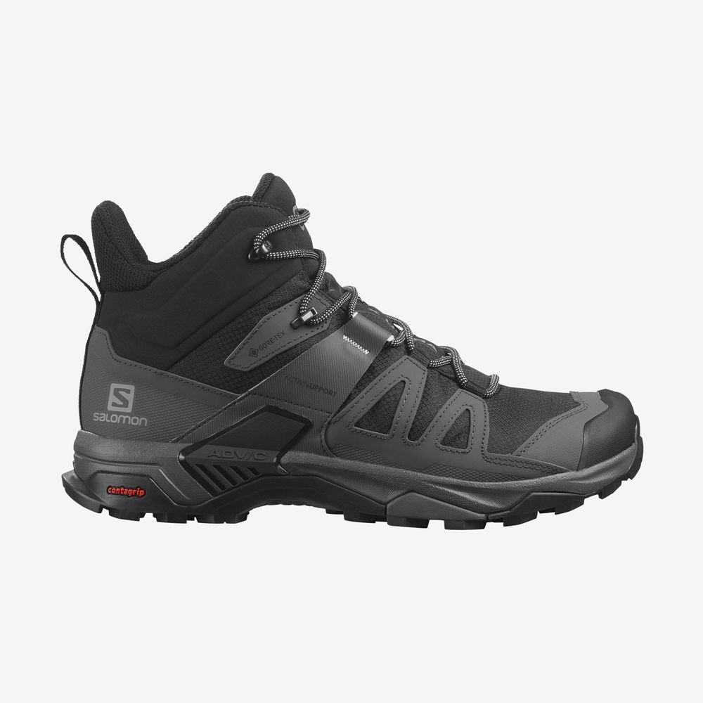 Salomon Vandrestøvler Herre Sort - X ULTRA 4 MID GORE-TEX (QGTWY-0319)